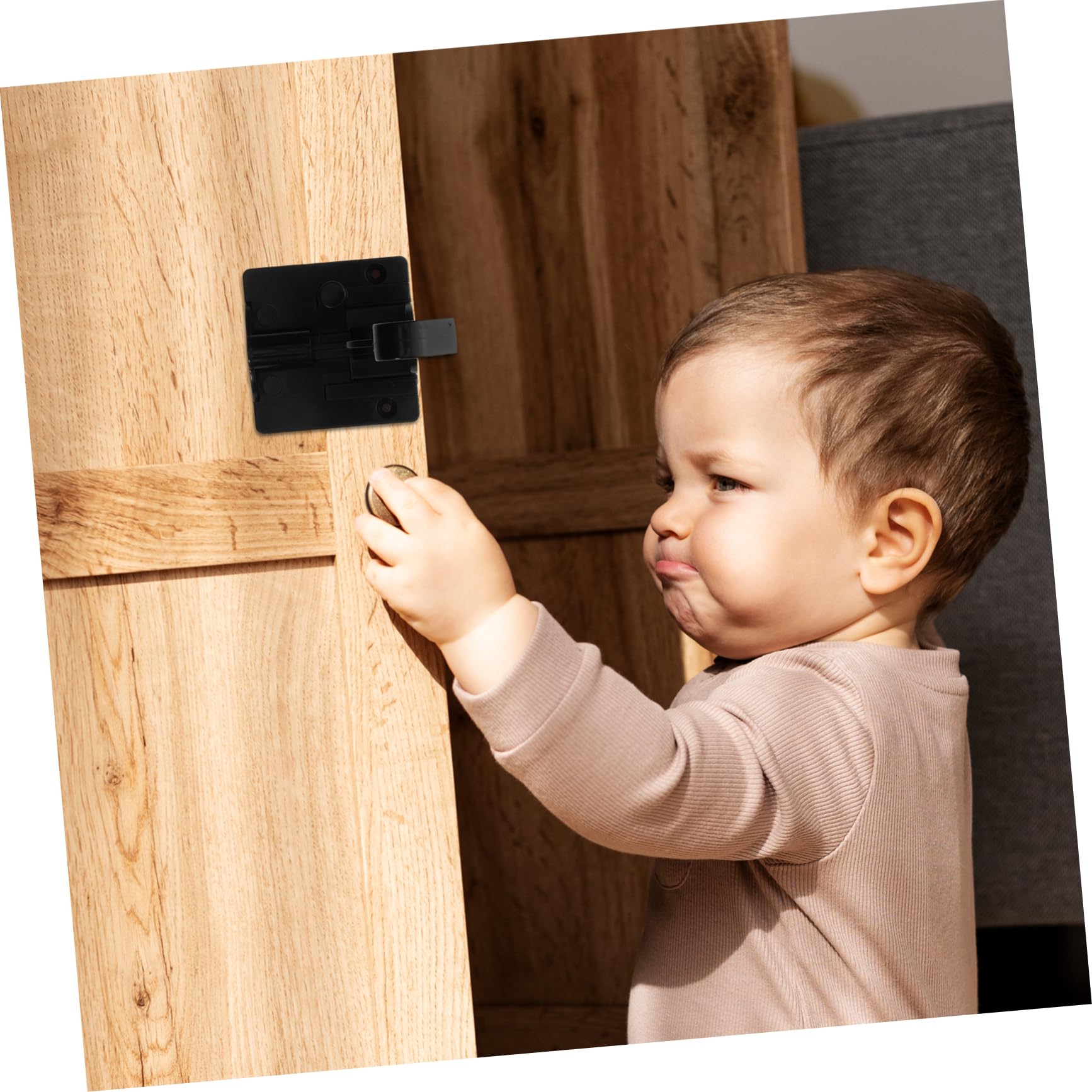 Garneck 12pièces Serrures Invisibles Pour Garçon Fille De Verrous De Sécurité Pour Tiroirs Et Armoires Installation Sans Perçage Protection Pour Sécurité Des Garçon Fille