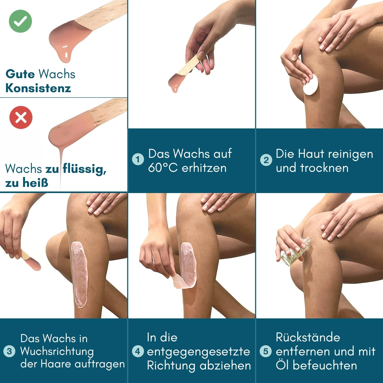 Wachswärmer Set Waxing Set Wachsmaschine elektrisch mit Silikonschale, digitaler Wachserhitzer, 400 g hypoallergenes Heißwachs ohne Streifen für Gesicht, Bikinizone & Körper
