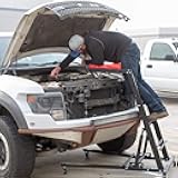 Collapsible Top Creeper Workstation Shop Mechanic Thick Padded Deck Adjustable Height 400LBS Capacity with Caster