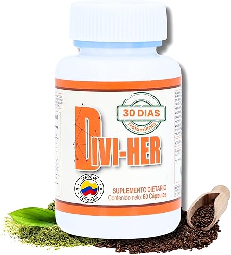 Divi her pastillas para la ansiedad de Comer - Suplemento Natural para mejorar el metabolismo, Digestión & Estreñimiento 60 Cápsulas