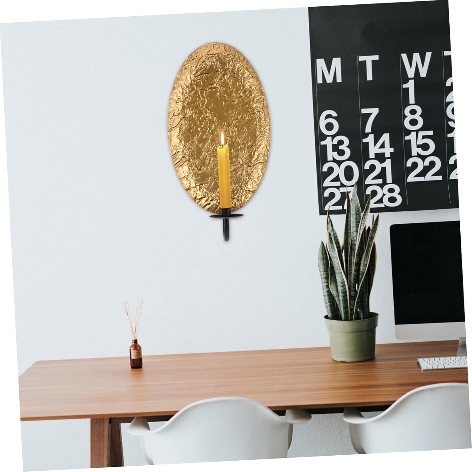 Iron Wall Sconce Candle Holder Home Decor Rustic Living Room Wall Art Versatile Decorative Piece Room