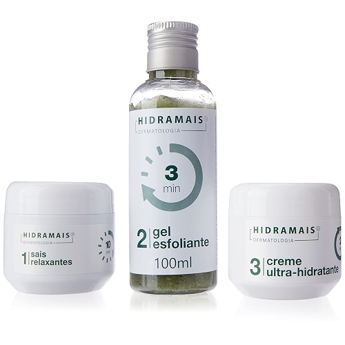 Hidramais Kit Spa Pés - Creme Profissional para Hidratação Profunda e Combate ao Ressecamento - Pés de Salão e Pedicure Fácil