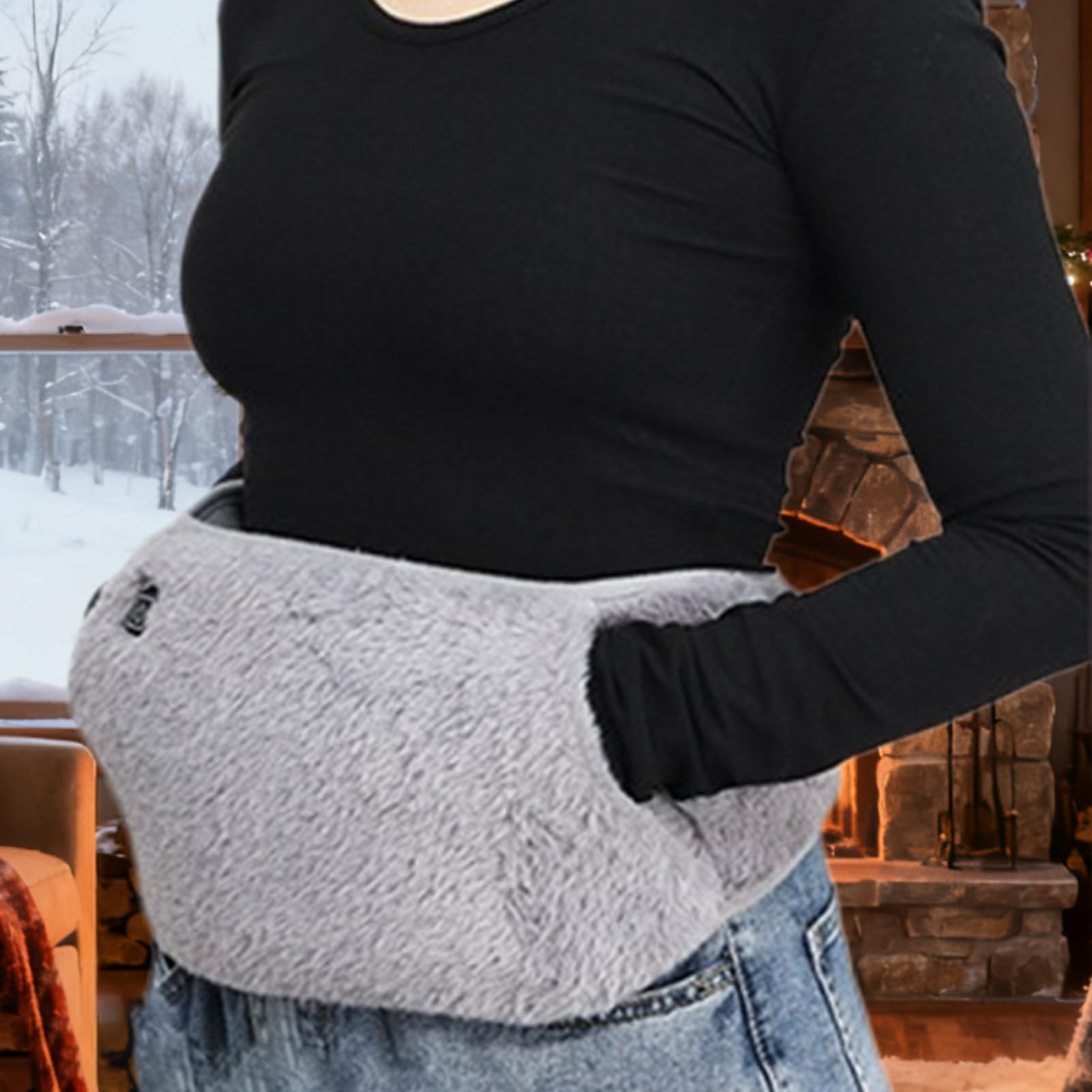 Ceinture Chauffante Abdominale, Ceinture Chauffante Électrique 3 Niveaux, Coussin Chauffant Pour Bas Du Dos Et Ventre Pour Dos Ventre Abdomen Menstruels Pour Femmes Filles Mères