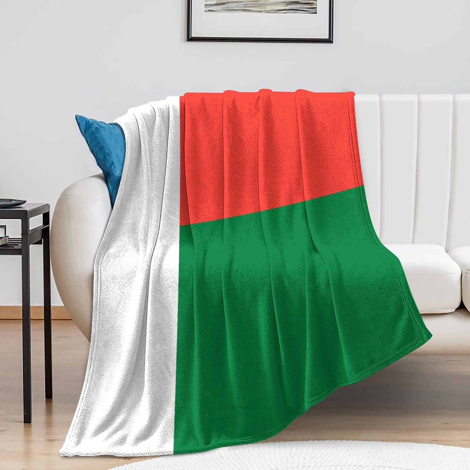 Couverture Madagascar en microfibre légère 127x152cm pour adulte et enfant