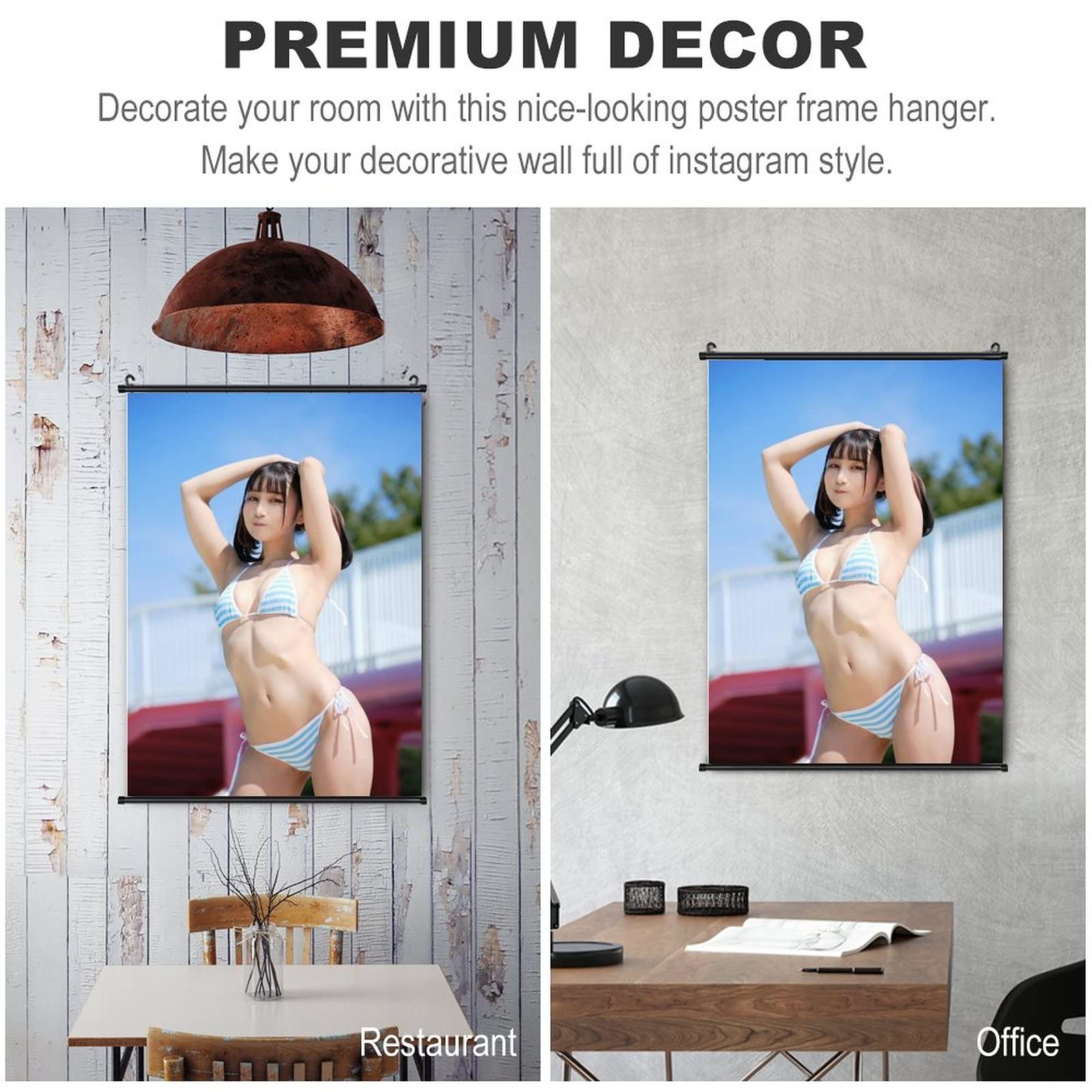 Amazon.co.jp: 片瀬美月 ポスター 掛け画 組立式 アートワーク