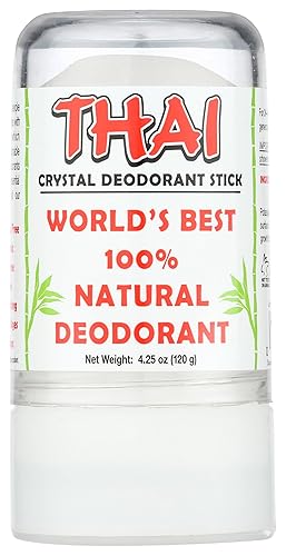 THAI - Desodorante de cristal natural en barra (4.25 onzas)