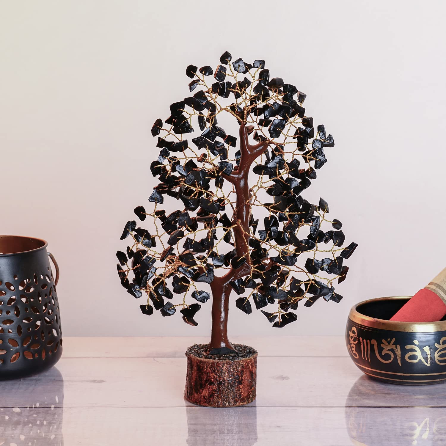 YATSKIA Lapis Lazuli Crystal, Crystal Money Tree, Crystal Tree for Positive Energy, Home Decor Accessories, Blue Ornaments - Image 3