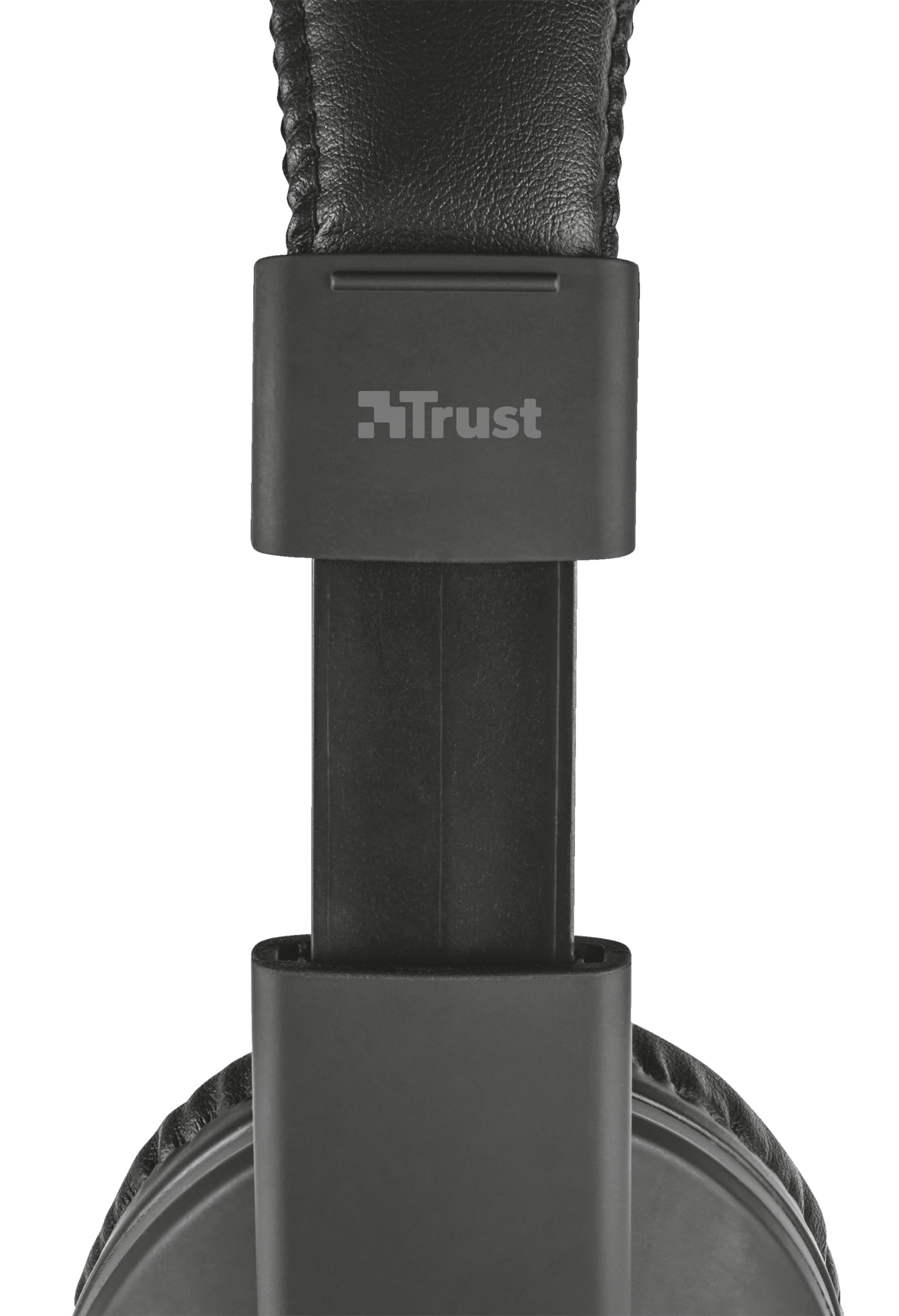 Trust Reno Auriculares con Micrófono, Conexión 3.5MM, Cascos Circumaurales, Auriculares con Cable 1,8 m para PC, Ordenador, Portátil, Laptop, Teams, Skype, Zoom, Color Negro