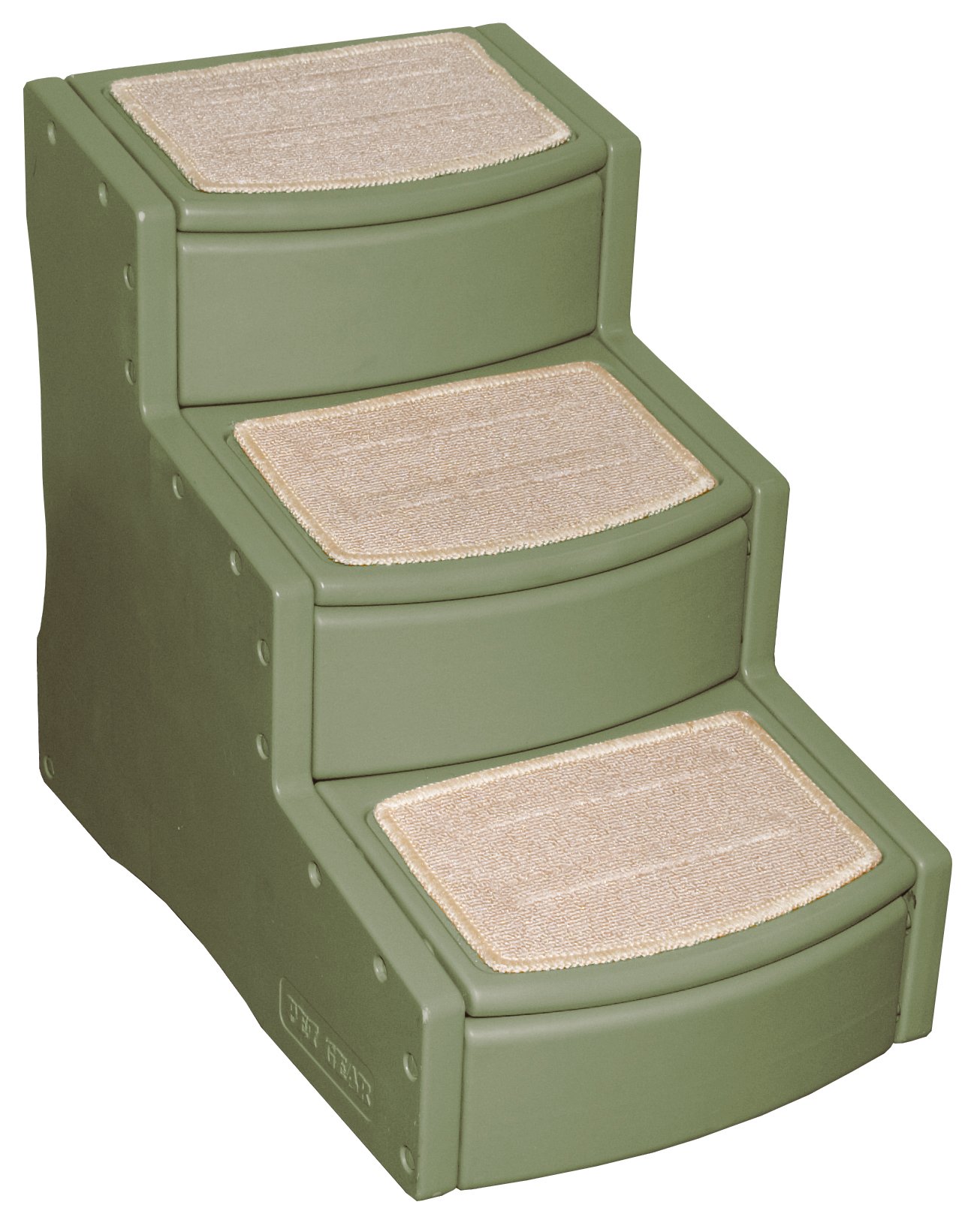 Pet Gear Easy Step III Pet Stairs, 3 Step for Cats/Dogs, Removable Washable Carpet Treads, for Pets Up to 150lbs, No Tools Required, Available in 6 Colors