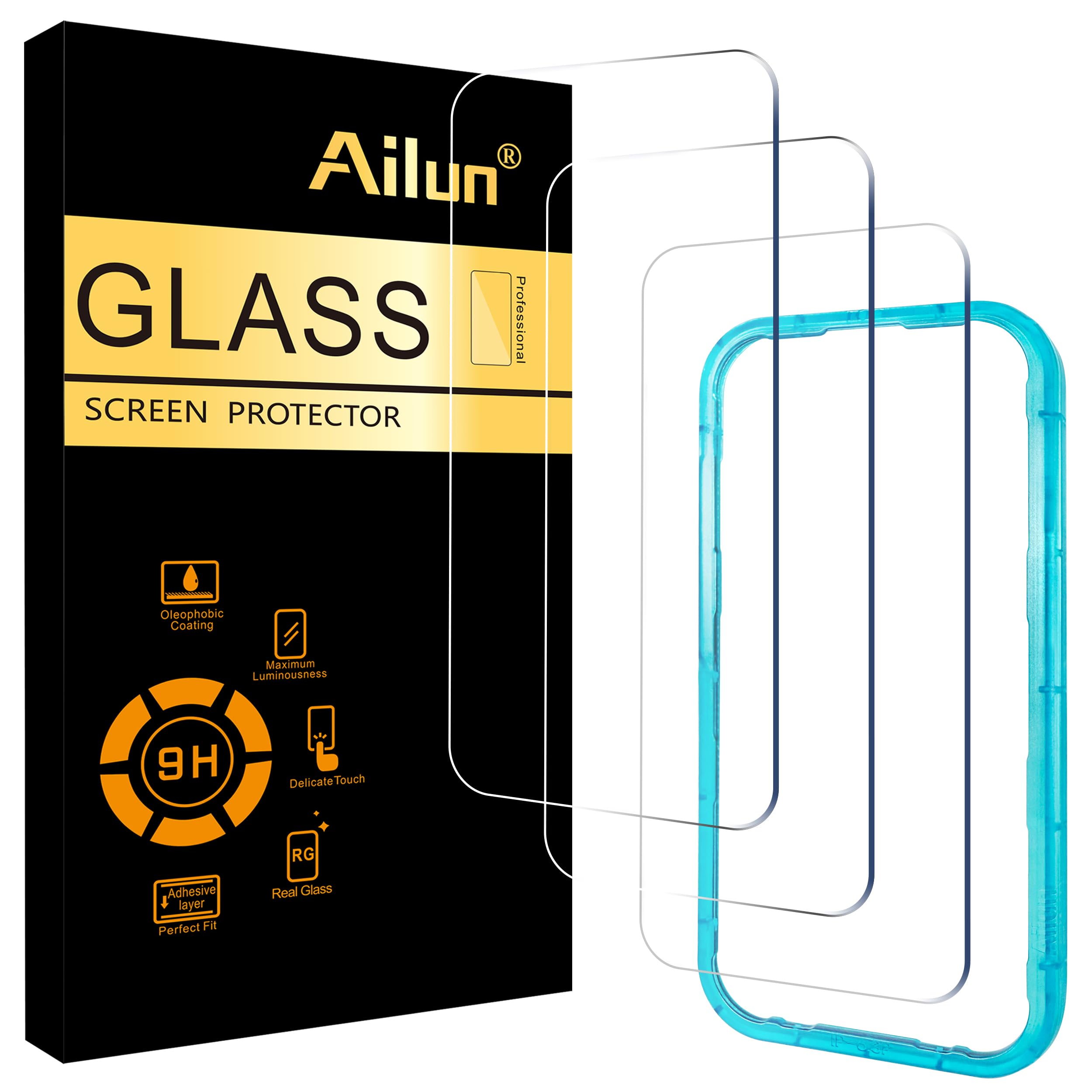 Ailun 3-Pack iPhone 17 Pro Glass