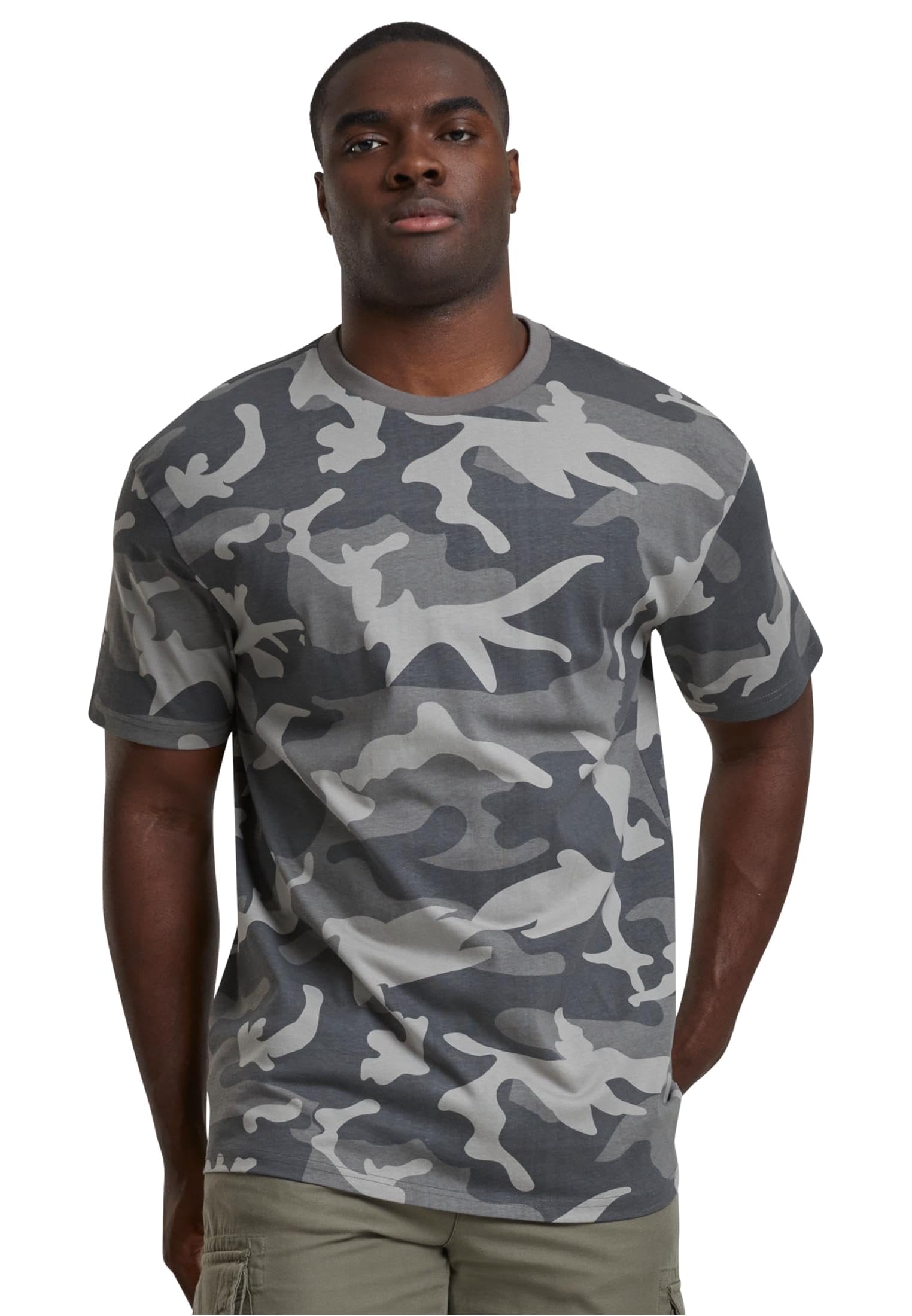 Urban Classics Men's Oversized Simple Tee T-Shirt, Dark camo, S