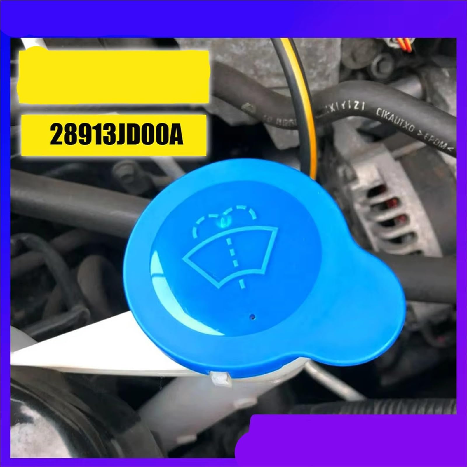 Bouchon De Bouteille De Lave Compatible Avec Nissan Pour Qashqai Pour J10 J11 2007-2019 Bouchon De Réservoir De Liquide Lave-glace 1 Pièce Référence 28913JD00A