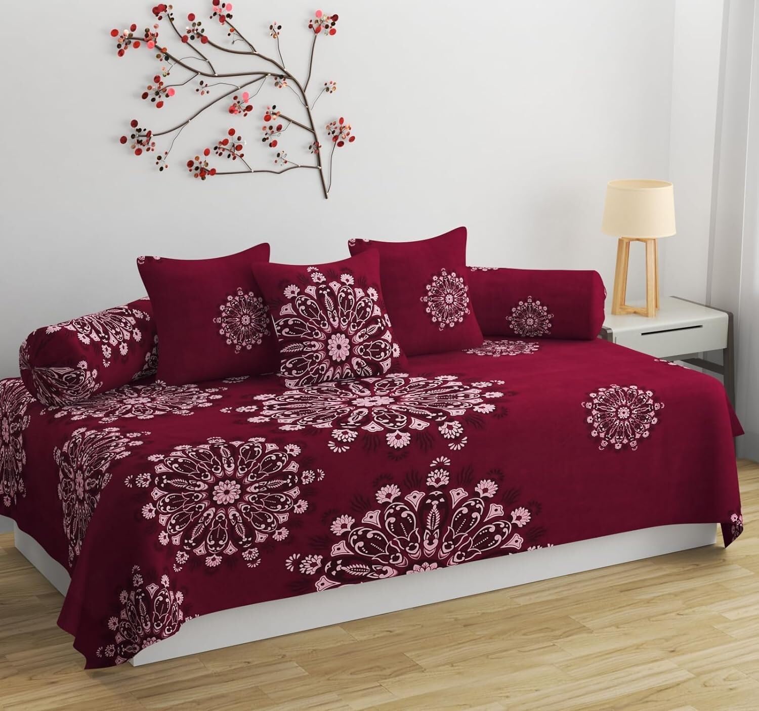 Polycotton Abstract Diwan Set (Maroon)_BZ_dwn-Win-Chakra-image-21