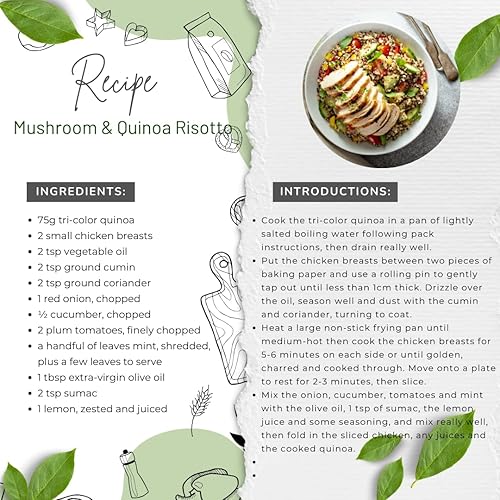 Miniatura 6 de Sunbest Natural Quinoa orgánica tricolor, sin OMG, vegana, kosher, 16 onzas, paquete de 2