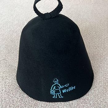 Amazon.co.jp: サウナハット ブラック ウェルビー栄 サウナ