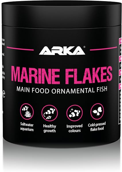 Aliment en Flocons Poissons Marins 250 ml - Marine Flakes, Aliment de Base