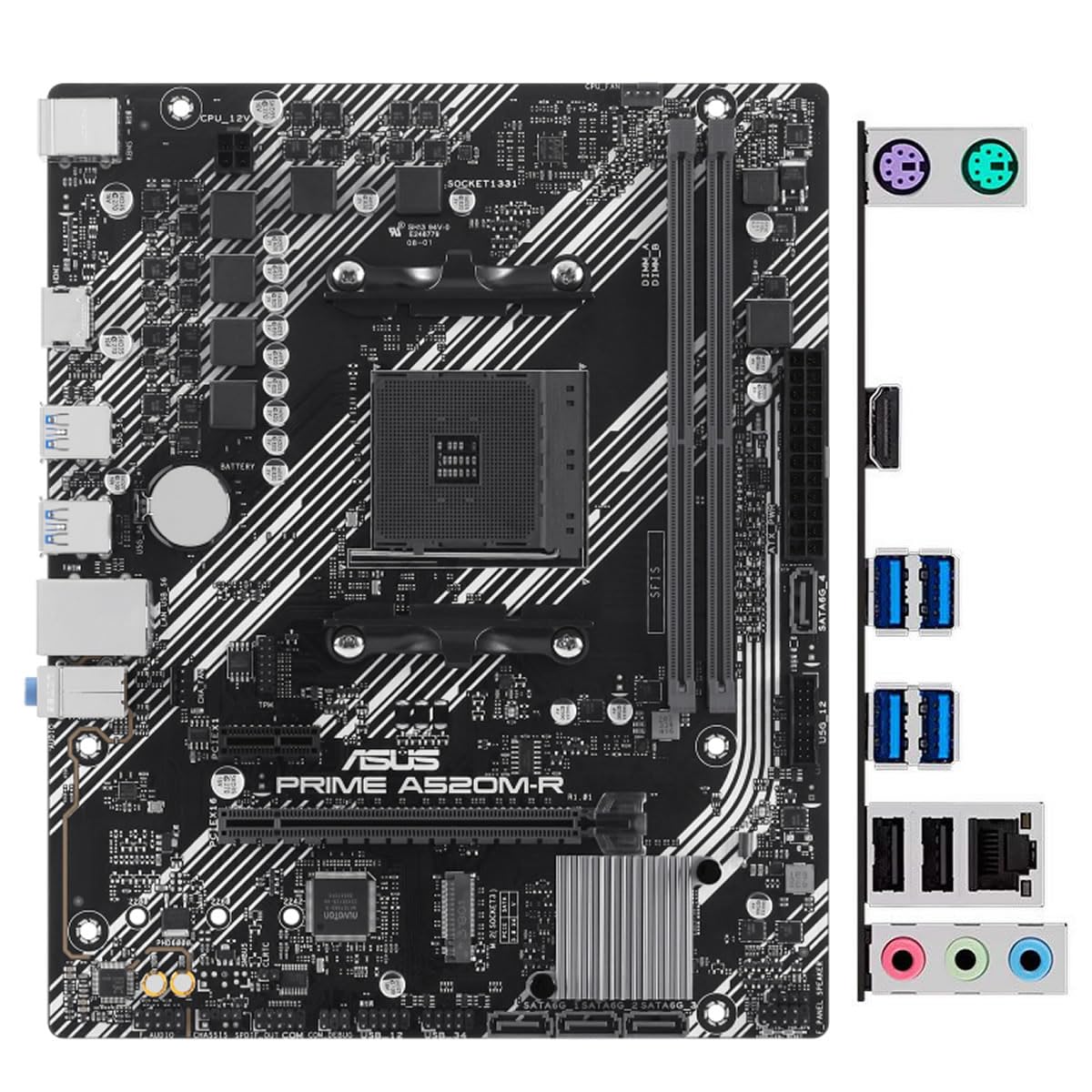KIT UPGRADE AMD RYZEN 5 5600GT A520M-A PRO MSI - MONTADO E