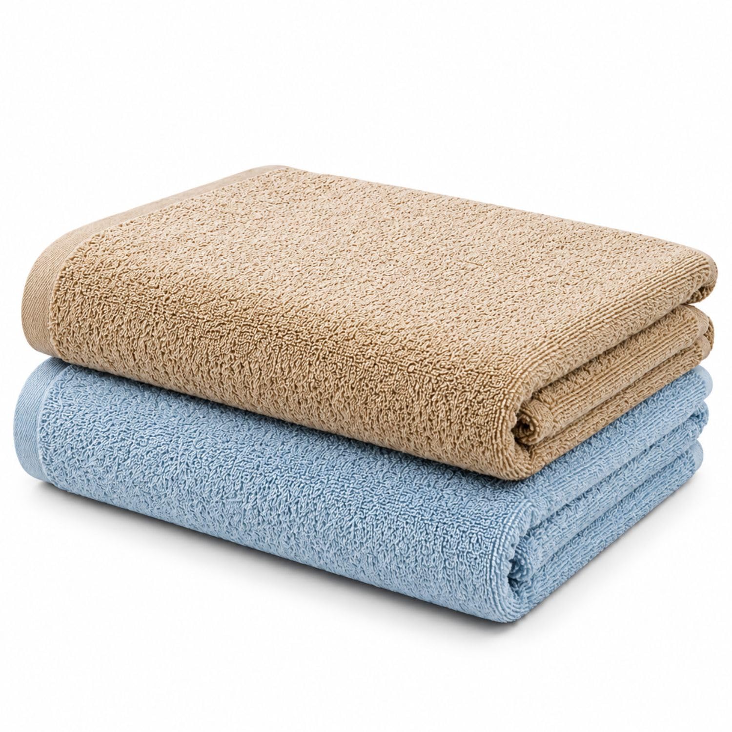 LINORA 2-Pack Cotton Bath Towels - Soft & Absorbent -30