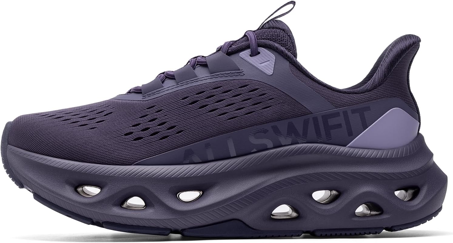 Women's Slip On Walking Shoes Cushioning Hands Free Non Slip Breathable Comfort Workout Running Jogging Gym Athletic Tennis MoveSlide Fashion Sneakers - Image 9