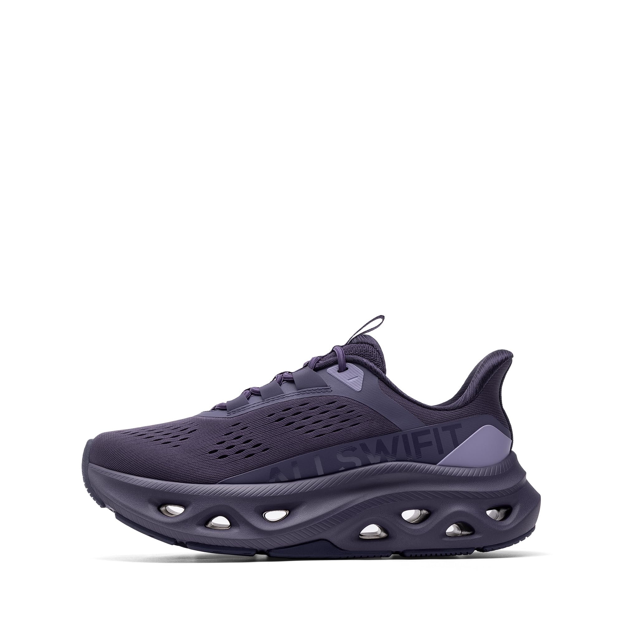 ALLSWIFIT Zapatillas de senderismo para mujer, sin cordones, con manos libres, antideslizantes, cómodas, para entrenamiento, gimnasio, atletismo, casual, transpirables, para correr, tenis MoveSlide