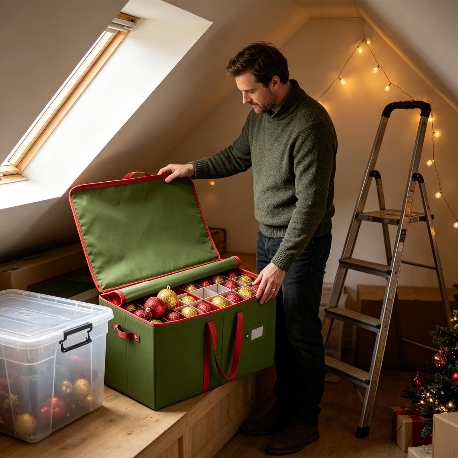 Weihnachtskugel Aufbewahrung Box 128 Kugeln Organizer Mit Trennfächern