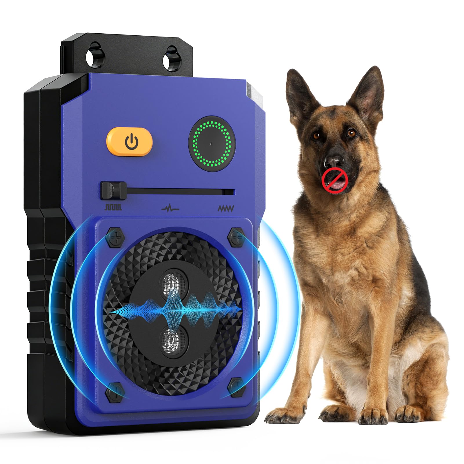 Photo 1 of Queenmew Anti Barking Device for Dogs, 3 Modes Ultrasonic Dog Bark Deterrent Devices Long Range 50ft, Type-C Rechargeable Bark Box Barking Control Devices, No More Barking Indoor/Outdoor Training