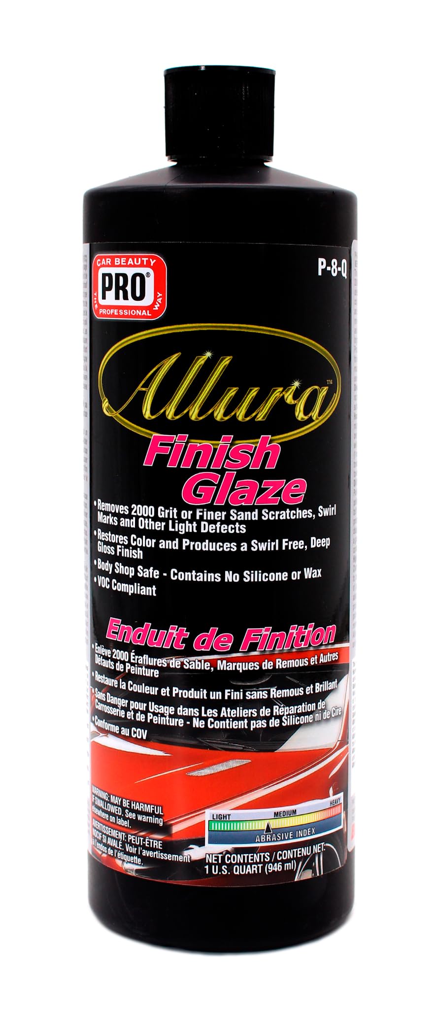 PRO Allura Finish Glaze - Fine Paint Glaze - Pink - Body Shop Safe