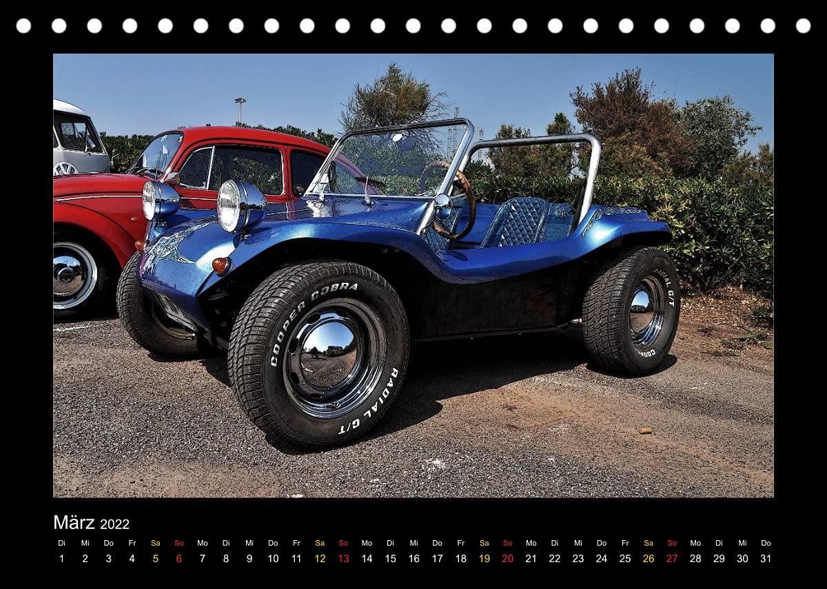 Buggys - die Kultautos der 80er (Tischkalender 2022 DIN A5 quer): Mit dem Kult-Klassiker der 80er durch das Jahr (Monatskalender, 14 Seiten ) (CALVENDO Mobilitaet)