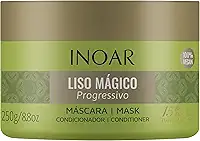 Inoar, Liso Mágico Máscara Capilar – Alinhamento, Hidratação e Efeito Liso Progressivo com Óleo de Argan - 250g