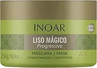 Inoar, Liso Mágico Máscara Capilar – Alinhamento, Hidratação e Efeito Liso Progressivo com Óleo de Argan - 250g