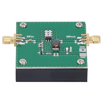 RF Amplifier, 380 -- 450MHz RF Power Amplifier Module 5.0W Printed Circuit Board SMA Female RF Connector Electronic Components