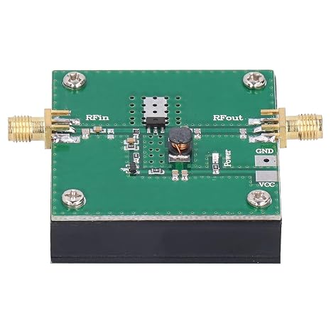RF Amplifier, 380 -- 450MHz RF Power Amplifier Module 5.0W Printed Circuit Board SMA Female RF Connector Electronic Components