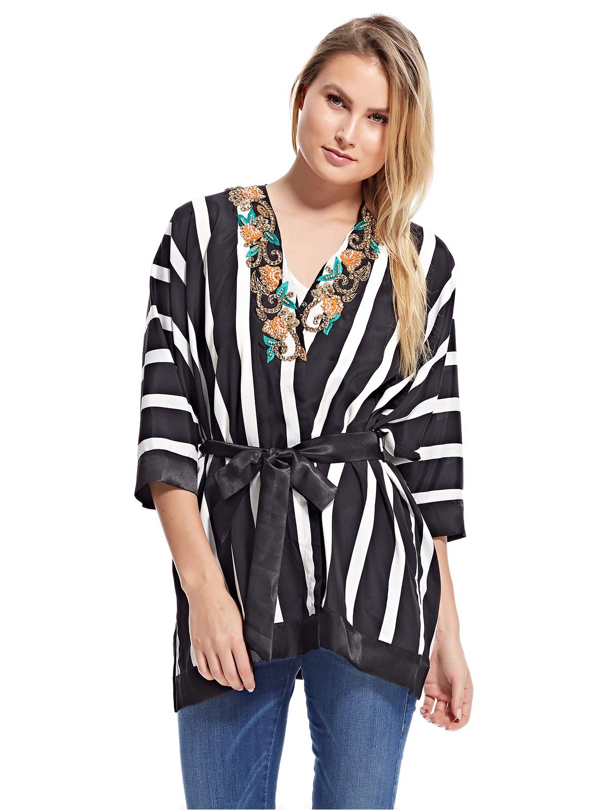 Kookla Boutique Kaftans & Kimono For Women, Multi Color M