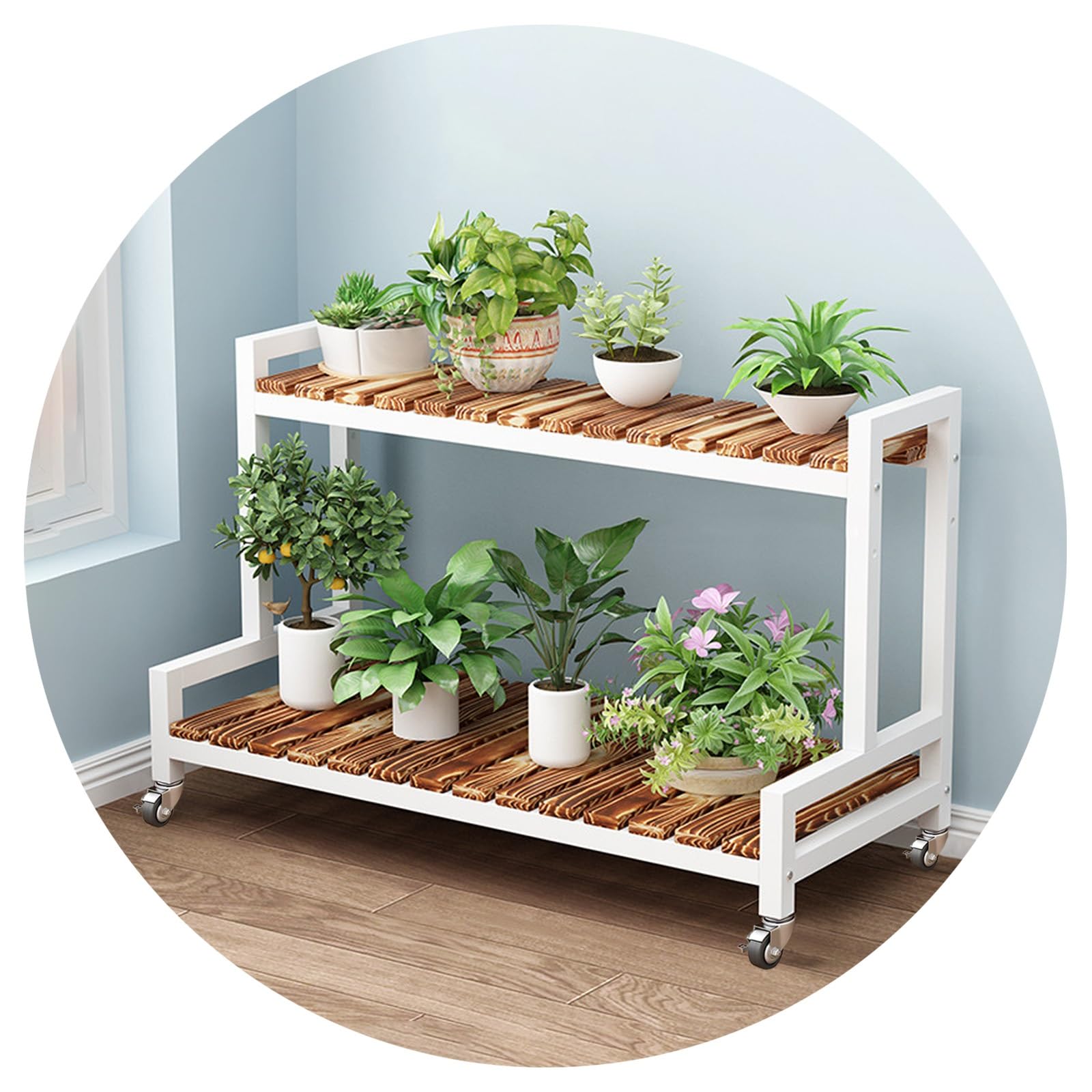 Amazon.co.jp: 園芸ラック フラワースタンド 植物棚 盆栽棚 鉢 観葉