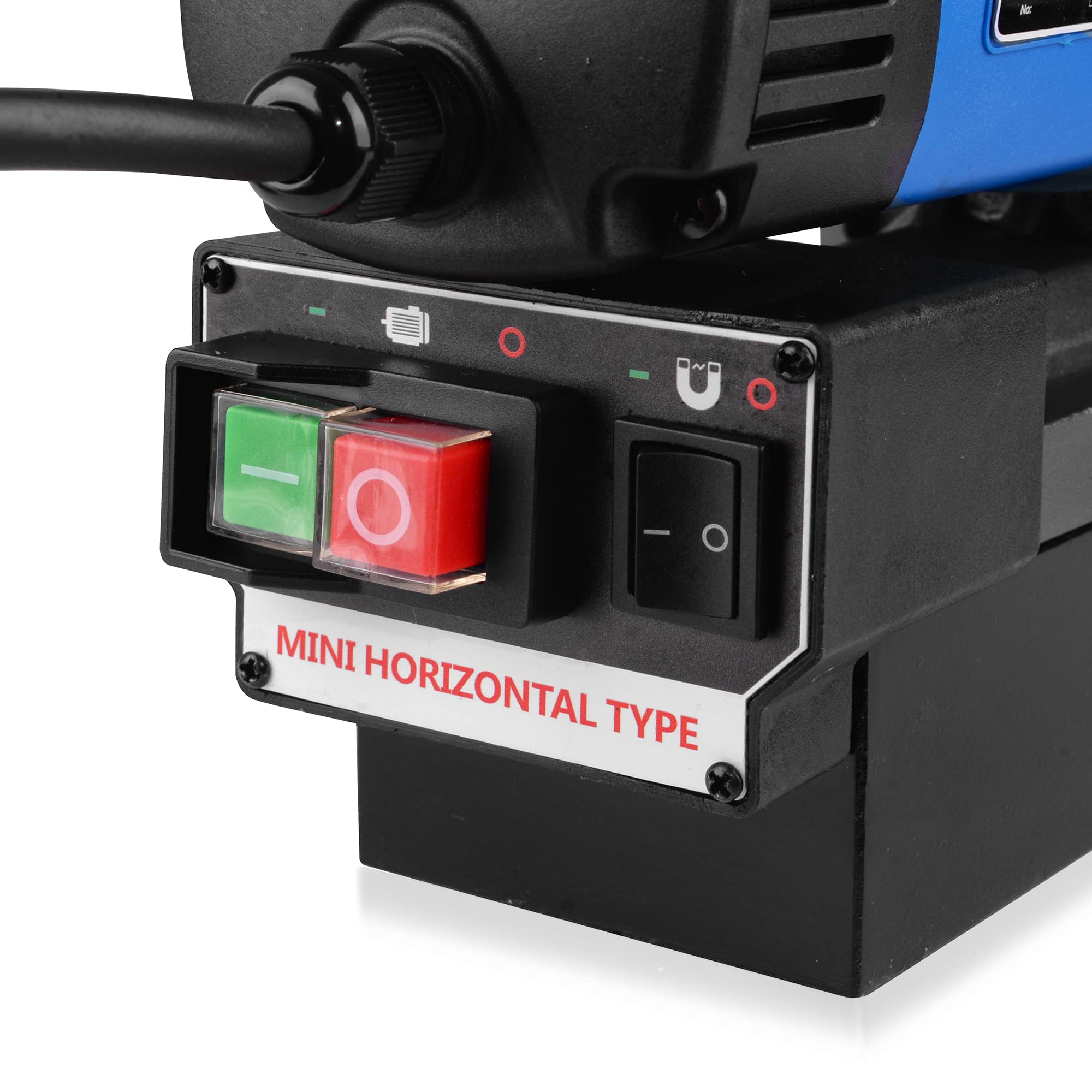 STAKO Magnetbohrmaschine mit Niedrigem Profil 1650 W mit Koffer KCY-38DM – tragbare Kernbohrmaschine für Metallbearbeitung – mit Weldon 19 mm – Leicht 8 kg – Magnetkraft 14500 N – Kernbohrgerät
