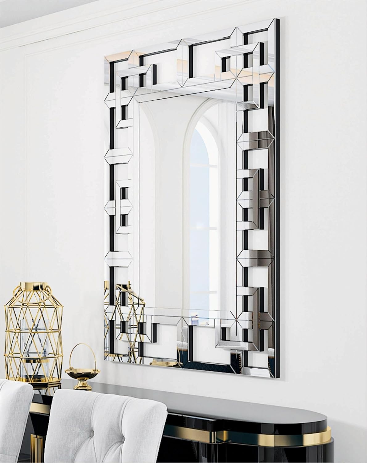 Amazon.com: Artloge Grecian Wall Mirror Decorative: 40x28 inch ...