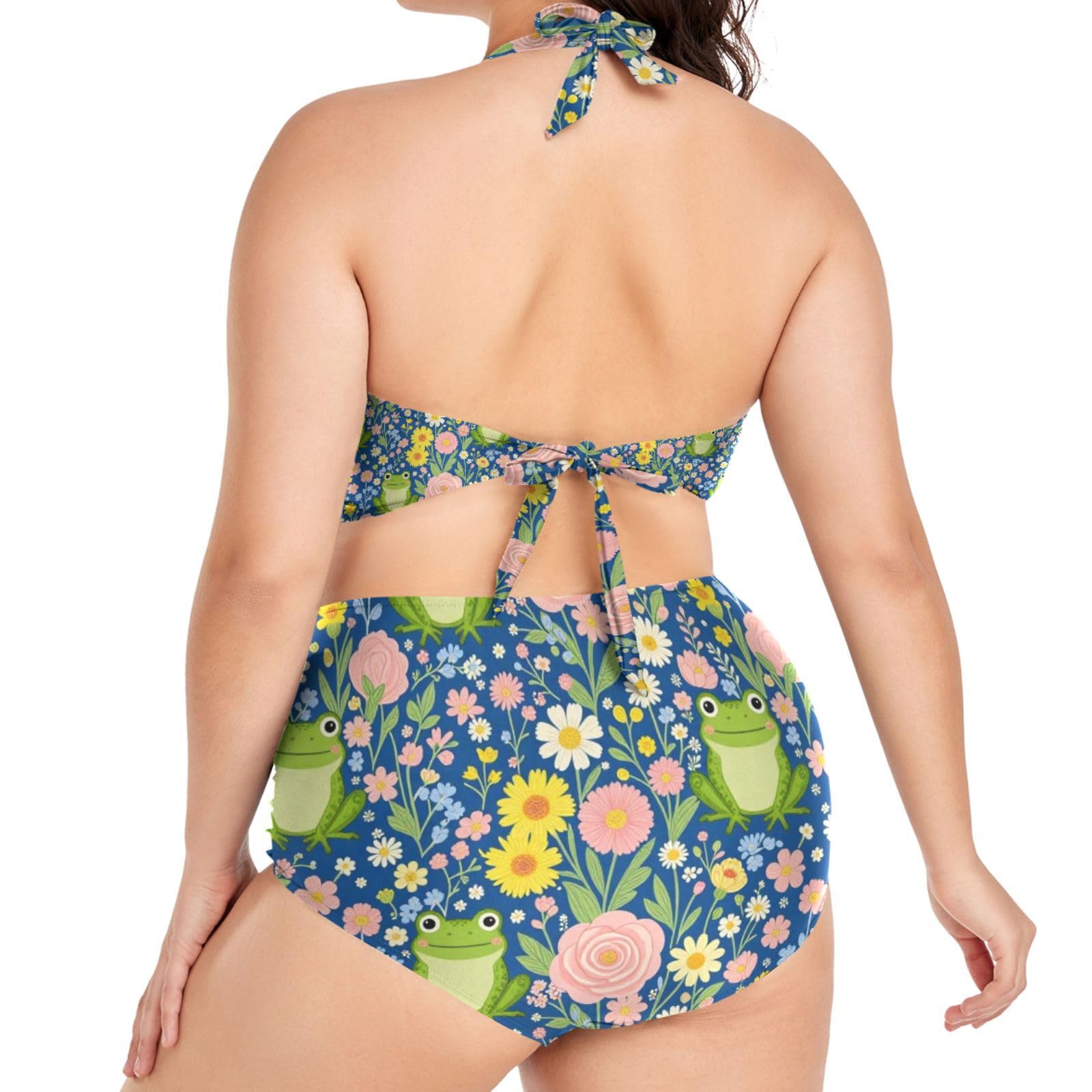 FRODOTGV Trajes de baño femeninos de talla grande L-4XL