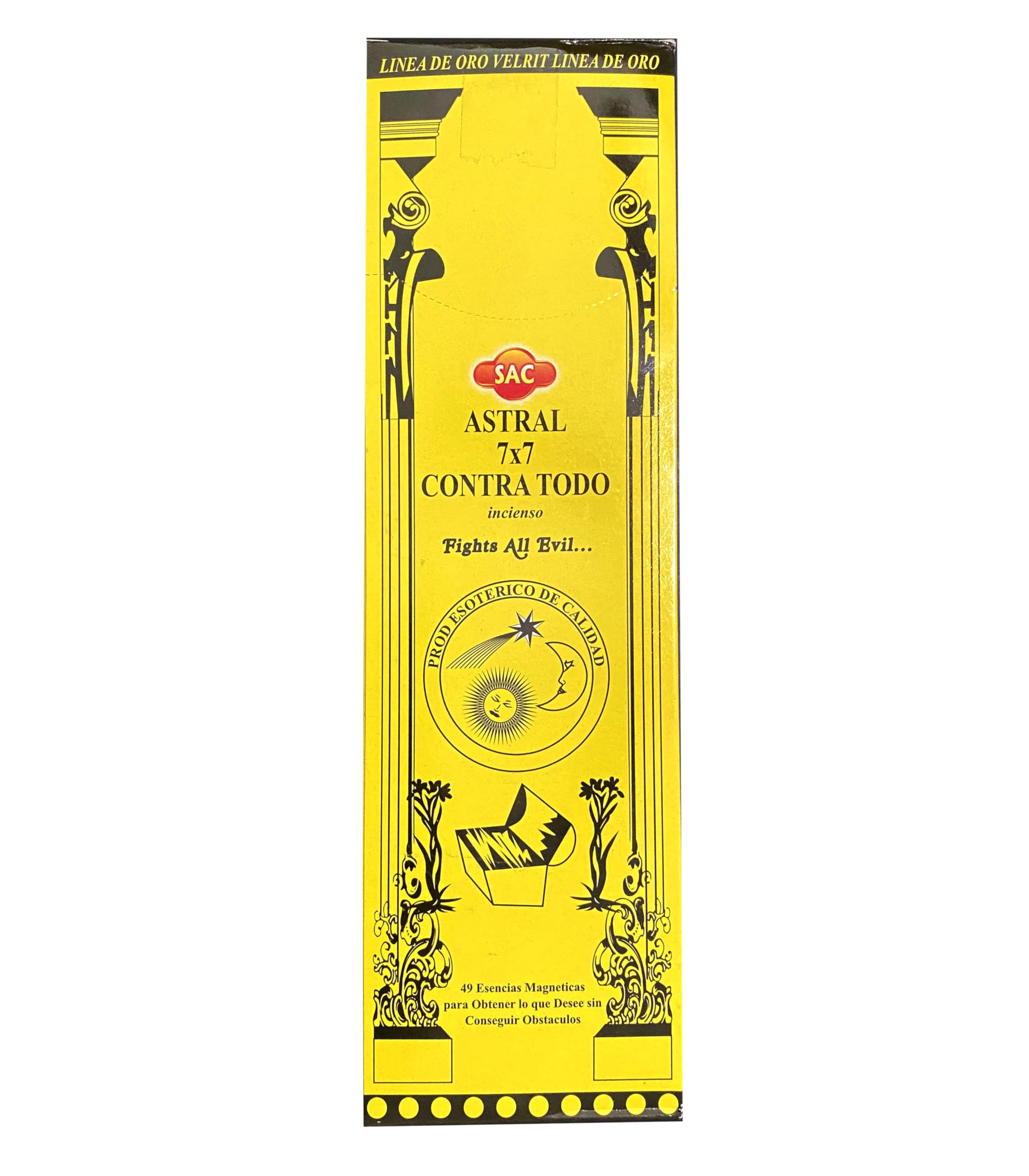 Amazon.com: Sac Astral 7x7 Contra Todo Incense - 25 Packs, 8