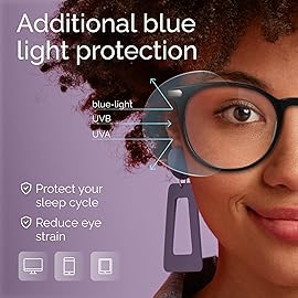 Gaoye Blue Light Blocking Glasses, Retro Round Eyewear Frame Anti Eyestrain Computer Glasses for Women Men (Black+Pink+Tea Leopard)