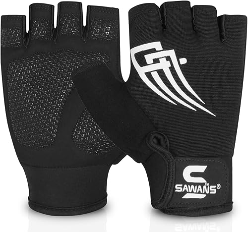 Miniatura 2 de Guantes de entrenamiento para levantamiento de pesas, ligeros, transpirables, acolchados, con protección de palma, guantes de gimnasio, agarre de