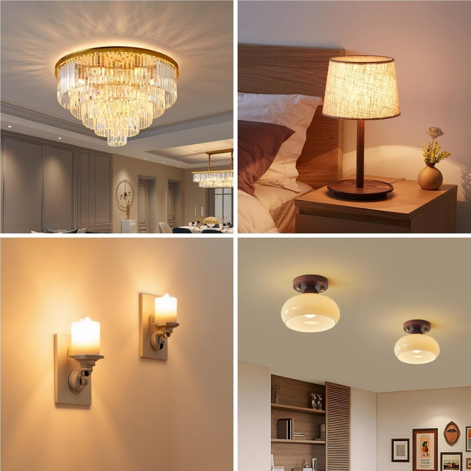Lampadina LED E14 Luce Naturale 4000K 12W 1200LM Non Dimmabile Senza Sfarfallio Equivalente 120W Attacco SES Piccolo Edison for Lampadario Parete Soffitto Tavolo(7Pack)