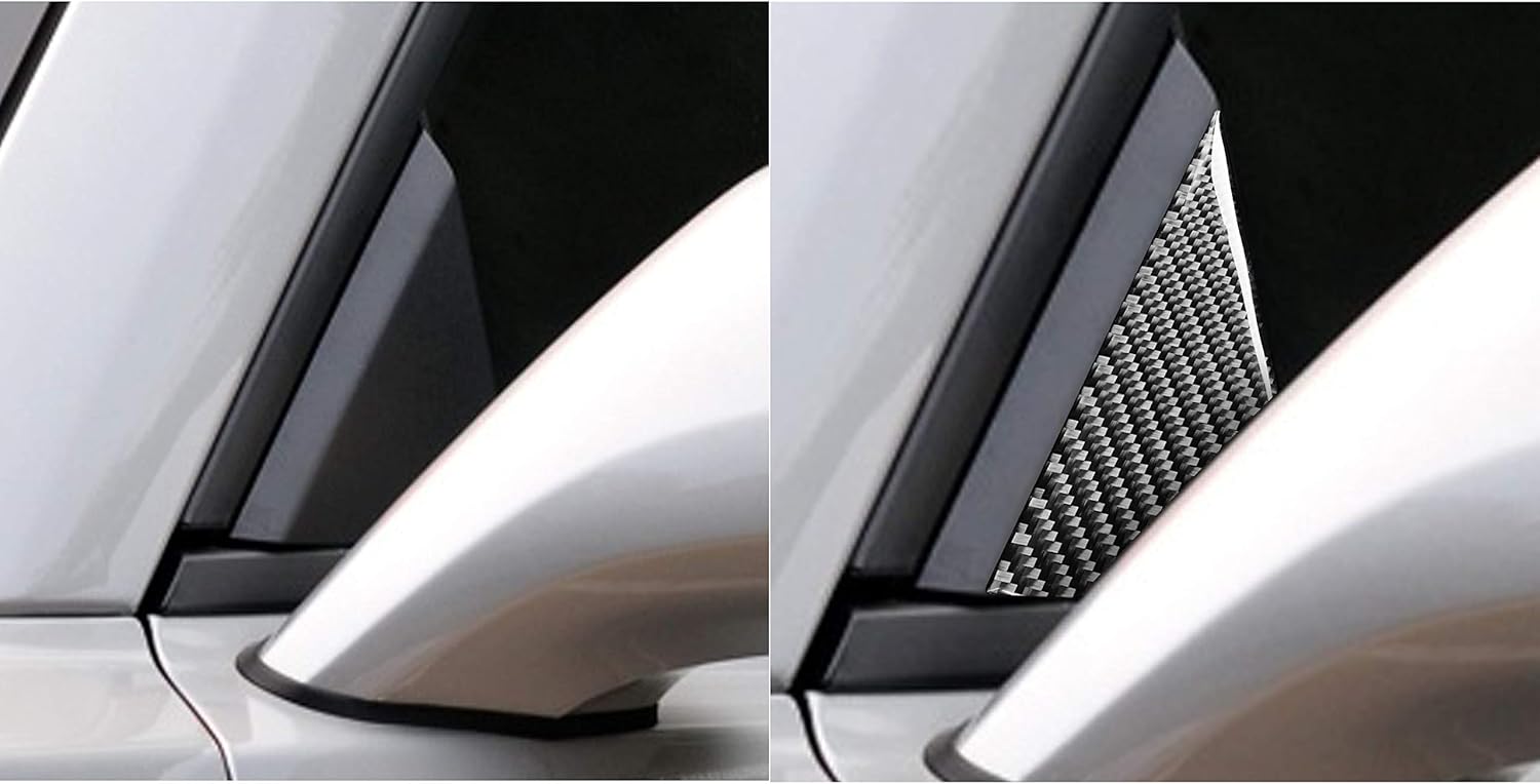 A/B Pillar Tank Door Handle Cover Trim Fit for Chevrolet Camaro Carbon Fiber 11pc