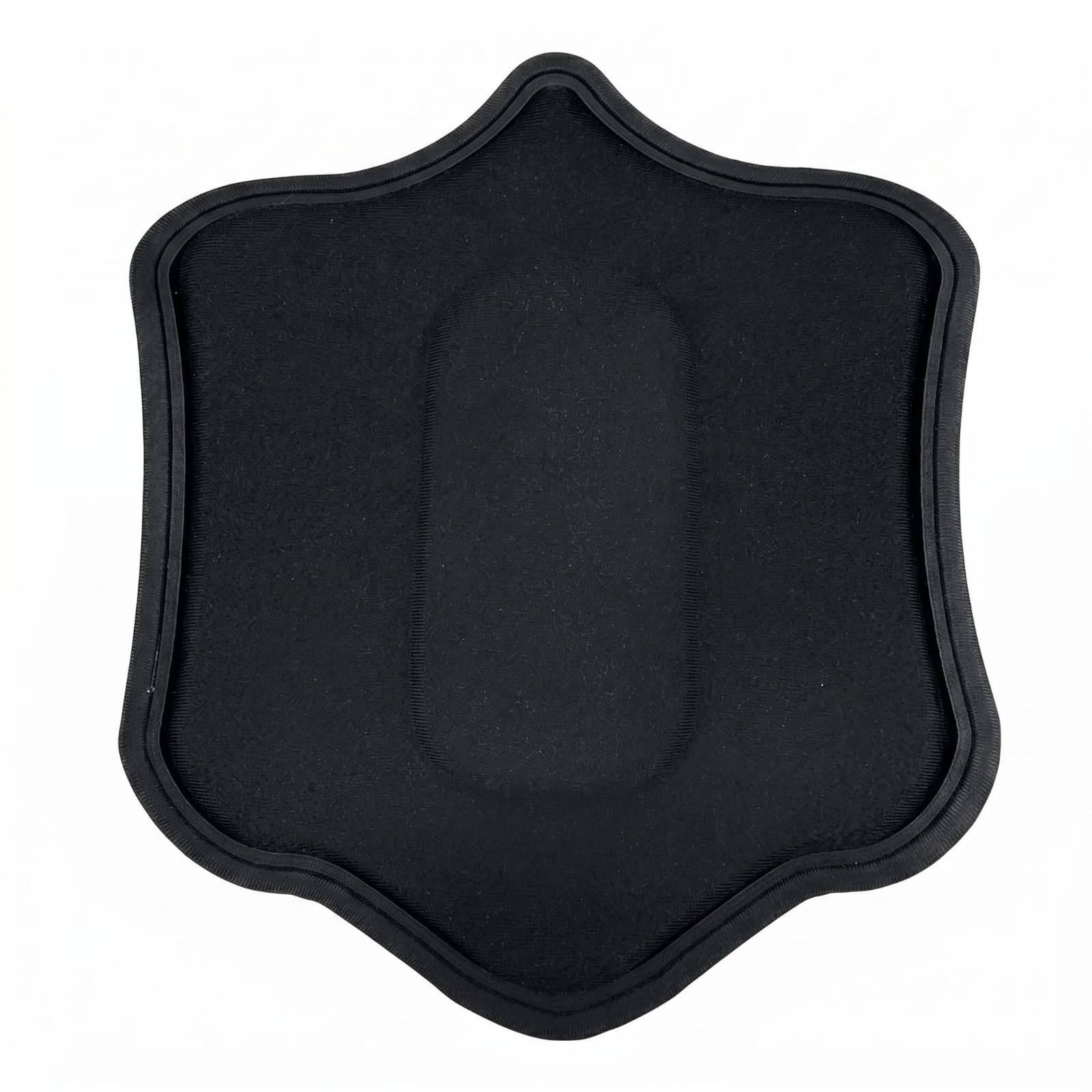 ecomistiq EVA Shaping Support Board Contoured Abdominal Support Pad Scalloped Perimeter Ab Board Black, Black-picture-41