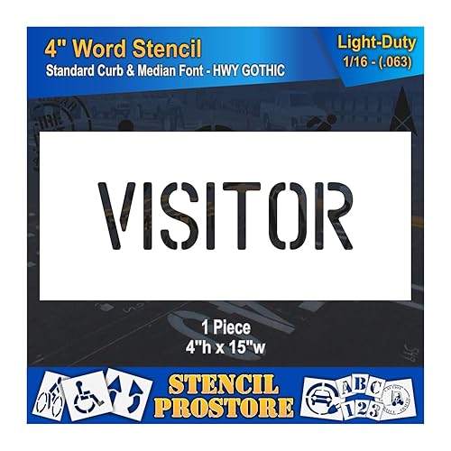 Plantillas para bordillos y medianas, plantilla de visitante de 4 pulgadas, 4 x 15 x 116 pulgadas, livianas Plantillas para bordillos y medianas, plantilla de visitante de 4 pulgadas, 4 x 15 x 116 pulgadas, livianas