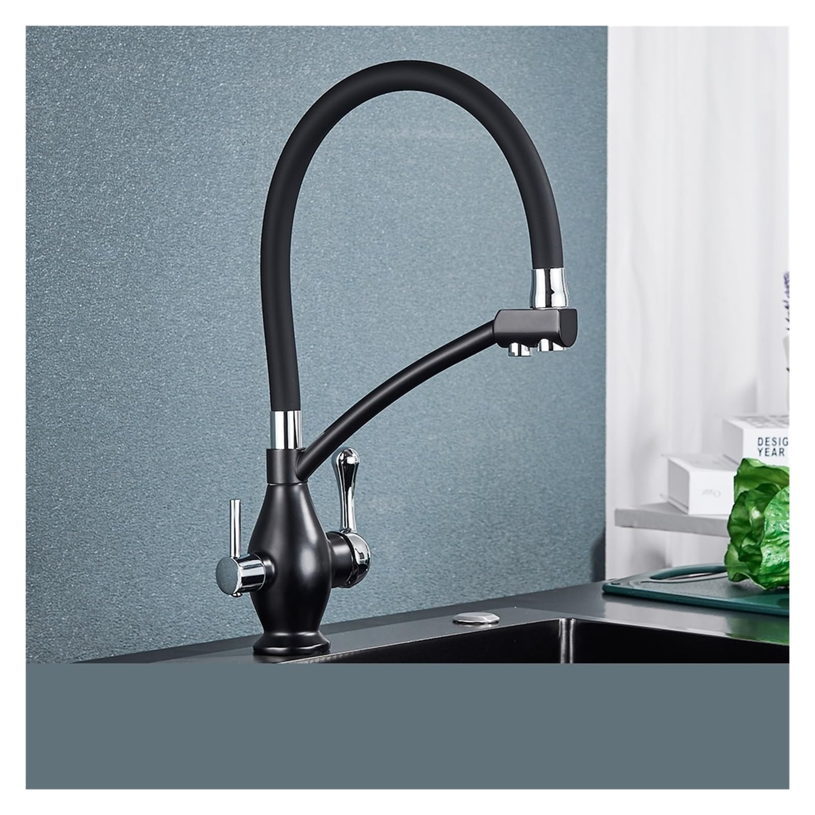 Robinet cuisine eau filtrée pour éliminer les bouteilles plastiques
