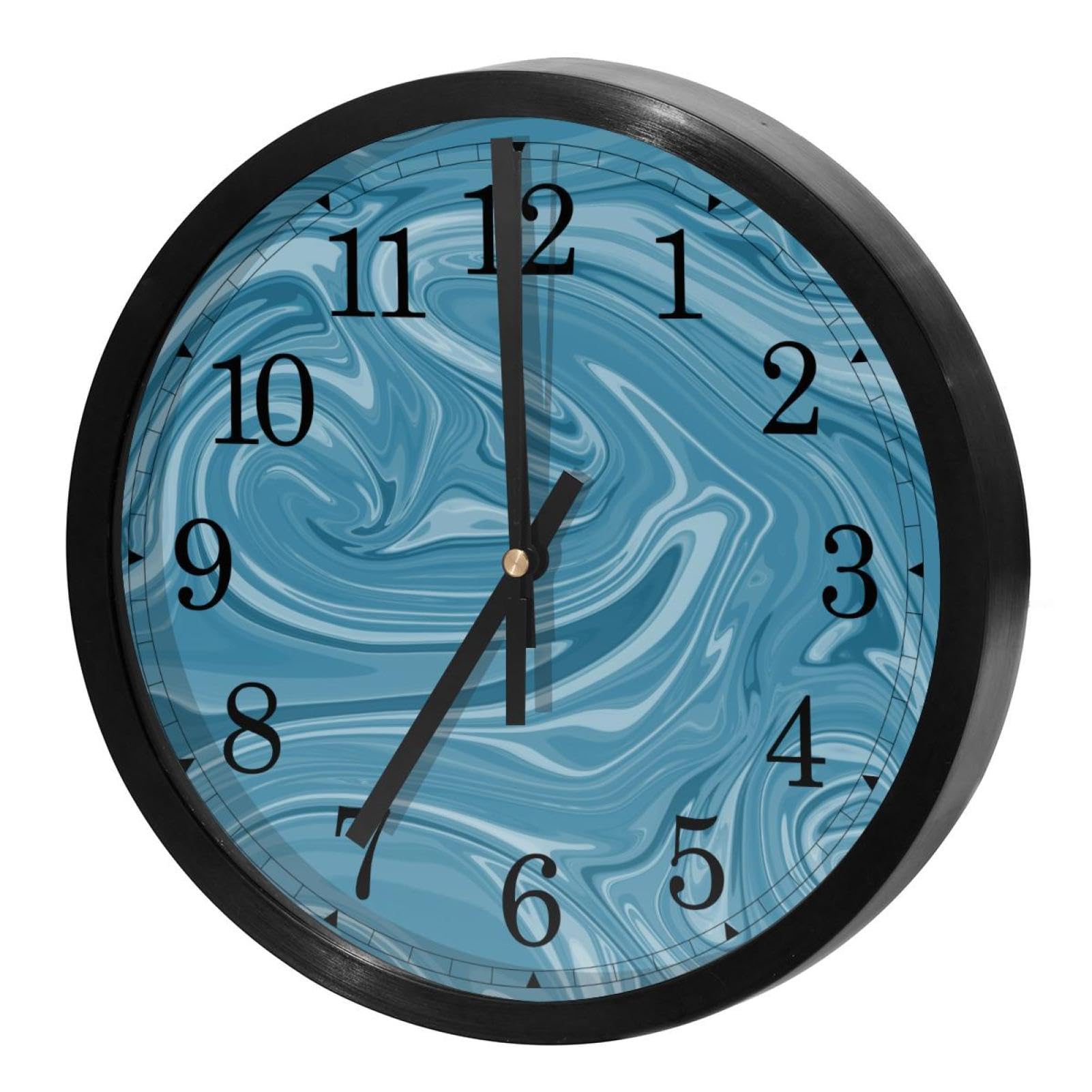 Horloge murale sans tic-tac silencieuse en turquoise pour retrouver le sommeil