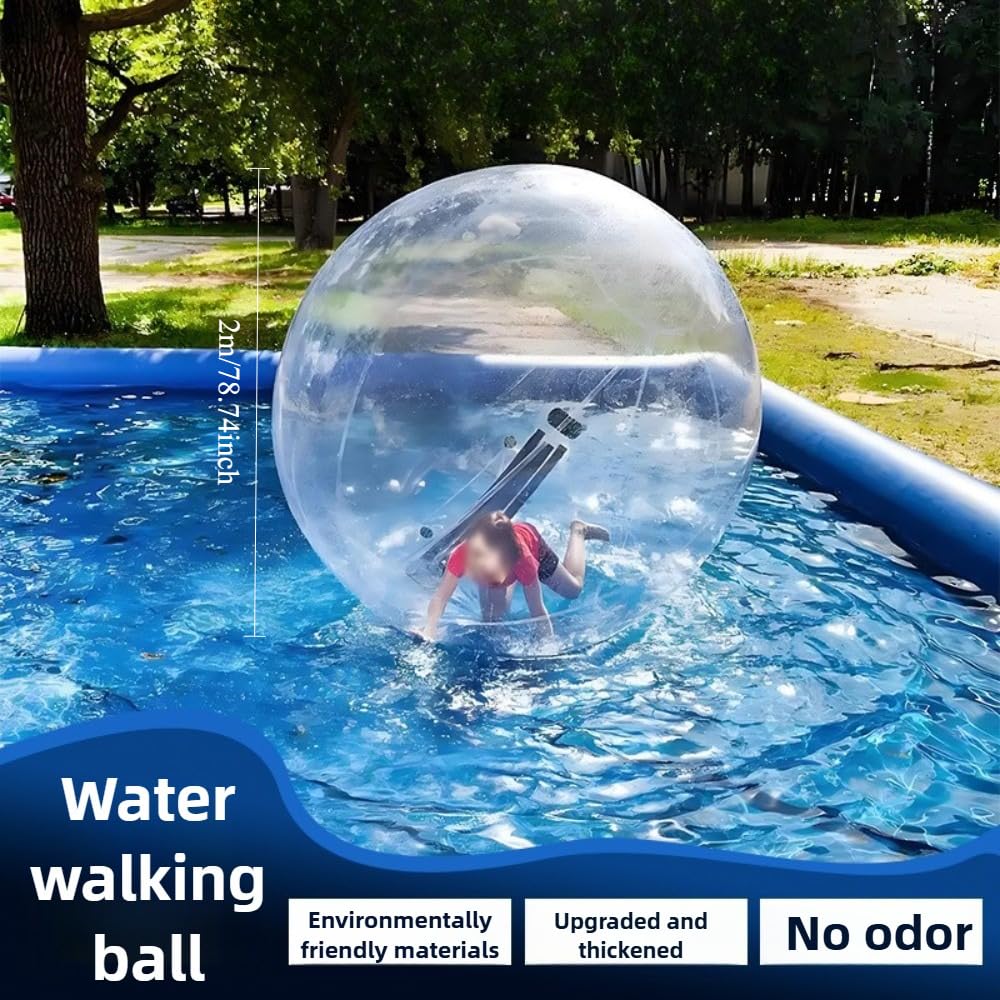 Aufblasbarer Wasserball, 2,7 m, PVC-beschichtetes Netzgewebe, geruchlos, verdicktes 0,55 mm Material