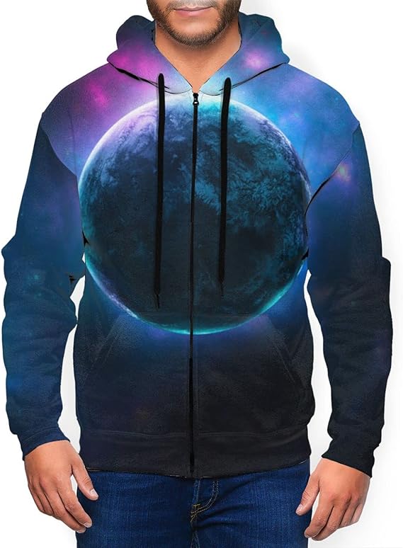 Amazon Co Jp Mysterious Galaxy メンズ 流行 綿100 野球ジャケット スタジャンパーカー 秋 長袖 厚手 防寒 防風 登山 ゴルフウェア アウター おしゃれ ファッション