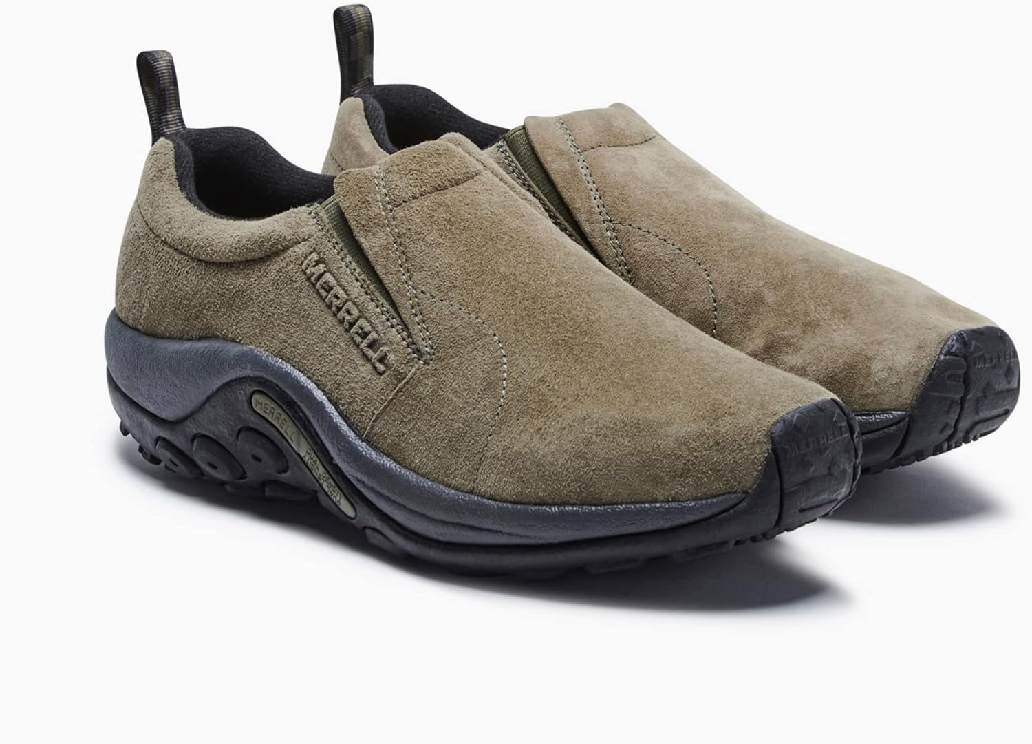 Merrell Men's Jungle Leather Slip-On Shoe 10 Dusty Olive