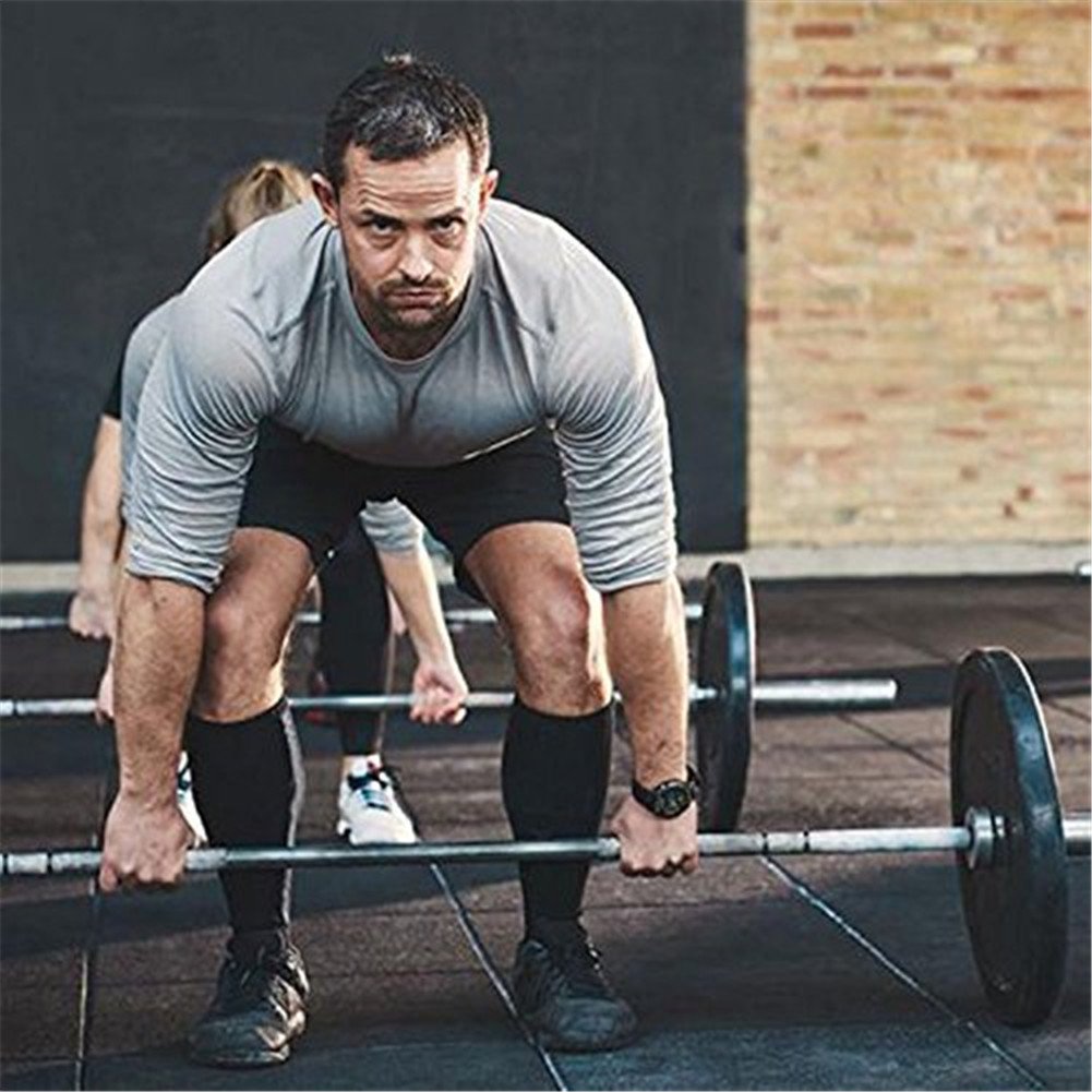 3 Par Medias de Compresión Calcetines de Compresión para Hombres y Mujeres Varices Running Recuperación Muscular Reduce Fatiga Mejorar circulación Sanguínea